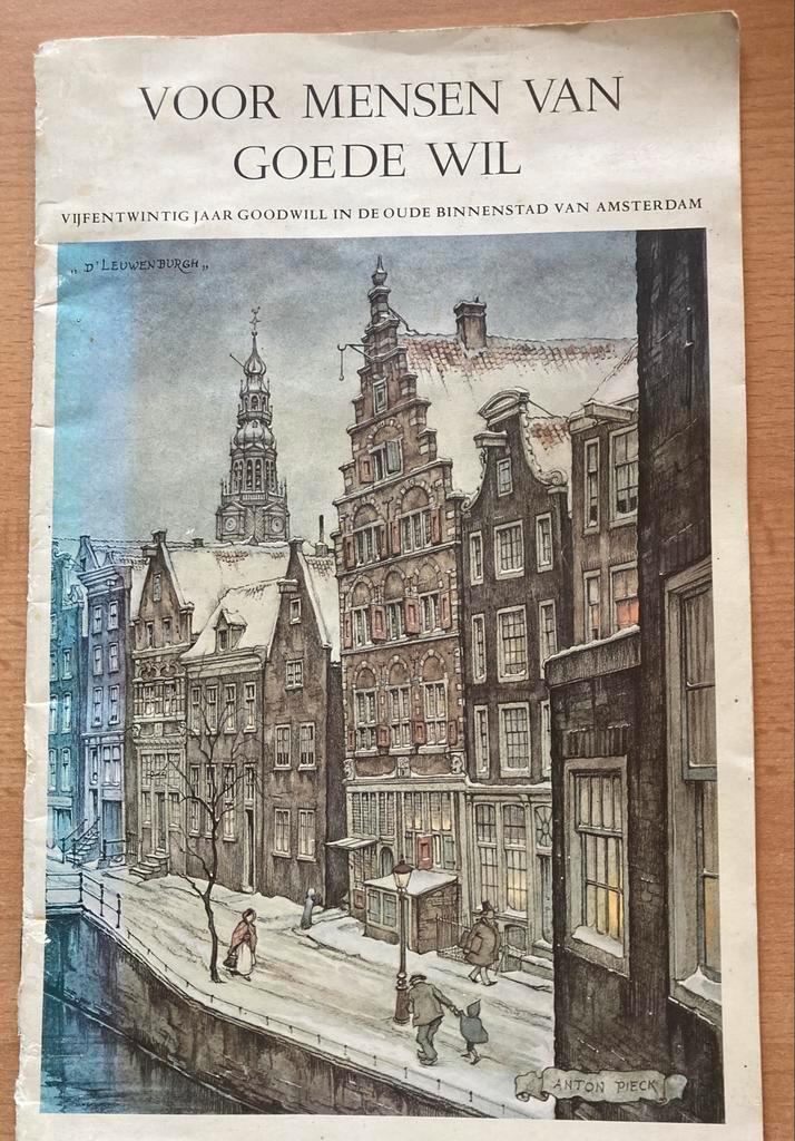 Anton Pieck - Voor mensen van goede wil, Antiek en Kunst, Kunst | Tekeningen en Foto's, Ophalen of Verzenden