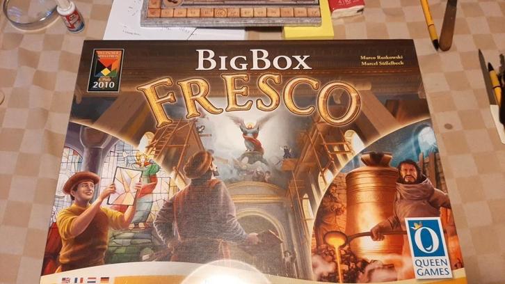 bordspellen big box Fresco basisspel met vele uitbreidingen, Hobby en Vrije tijd, Gezelschapsspellen | Bordspellen, Nieuw, Een of twee spelers