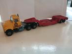 Majorette vrachtwagen 1/60 dieplader, Ophalen of Verzenden, Gebruikt, Bus of Vrachtwagen