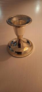 Verzilverd kandelaartje, Antiek en Kunst, Ophalen of Verzenden, Zilver