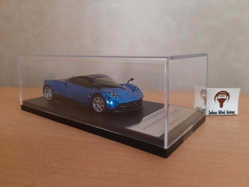 Pagani Huayra blauw-metallic van GT Autos 1:43, Hobby en Vrije tijd, Modelauto's | 1:43, Nieuw, Auto, Overige merken, Ophalen of Verzenden