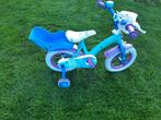 Frozen Kinderfiets 12 inch met zijwielen, Ophalen, Zijwieltjes, Gebruikt, Minder dan 16 inch