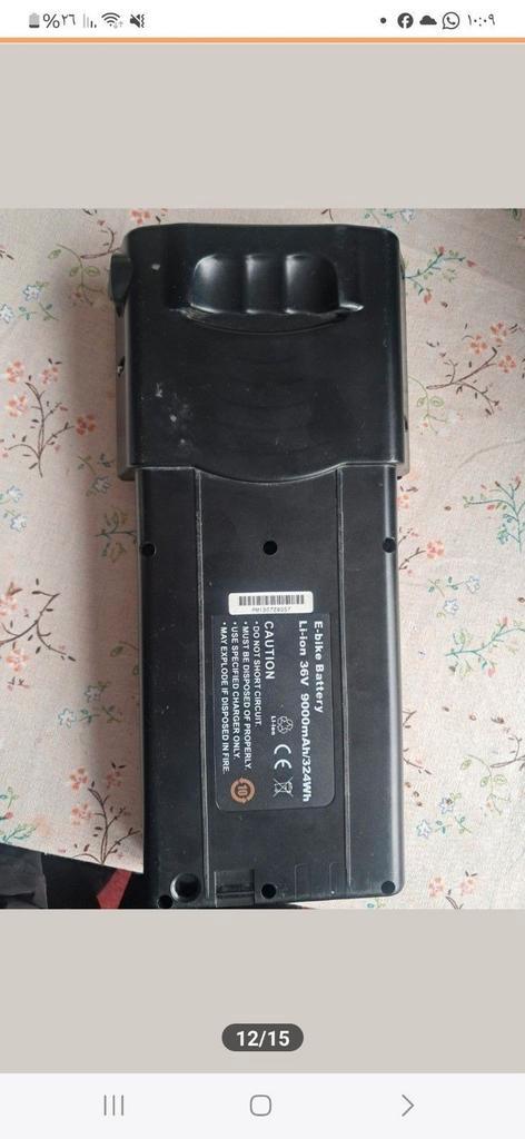 Fietsaccu - E-bike Batterij 36V, Fietsen en Brommers, Fietsaccessoires | Fietsaccu's, Gebruikt, Ophalen of Verzenden