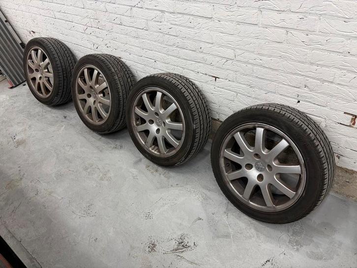 Peugeot 206 Ouragan Velgen + Banden 205/45R16, Auto-onderdelen, Banden en Velgen, Banden en Velgen, Winterbanden, 16 inch, 205 mm