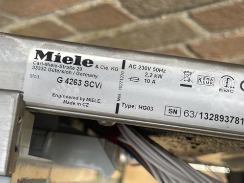 miele vaatwasser onderdelen g 4263 scvi, Witgoed en Apparatuur, Onderdelen en Toebehoren, Gebruikt, Ophalen of Verzenden