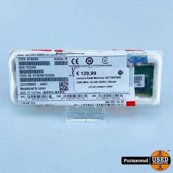 Lenovo RAM Memory 4X71B67860 3200 MHz 16 GB DDR4 | Nieuw beschikbaar voor biedingen