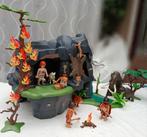 Playmobil mammoet met kalf, sabeltanttijger en oermensen, Kinderen en Baby's, Speelgoed | Playmobil, Ophalen of Verzenden, Gebruikt