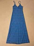 H&M Divided zomer jurk licht blauw geruit maat EU XS, Divided, Blauw, Ophalen of Verzenden, Zo goed als nieuw