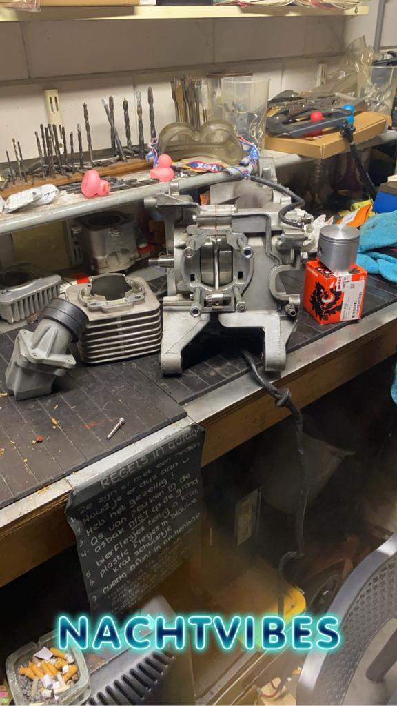 Skr 172 AC stage 2 set carter en cilinder, Fietsen en Brommers, Scooters | Piaggio, Ophalen of Verzenden