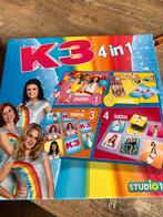 K3 4 in 1 spel, Hobby en Vrije tijd, Gezelschapsspellen | Bordspellen, Ophalen of Verzenden, Zo goed als nieuw