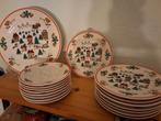 Kerstservies aanvullen, dinerborden en ontbijtborden, kerst, Ophalen of Verzenden, Zo goed als nieuw, Bord(en), Overige stijlen