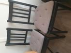 Gratis! 3 stoeltjes, Huis en Inrichting, Stoelen, Ophalen, Gebruikt, Bruin, Twee