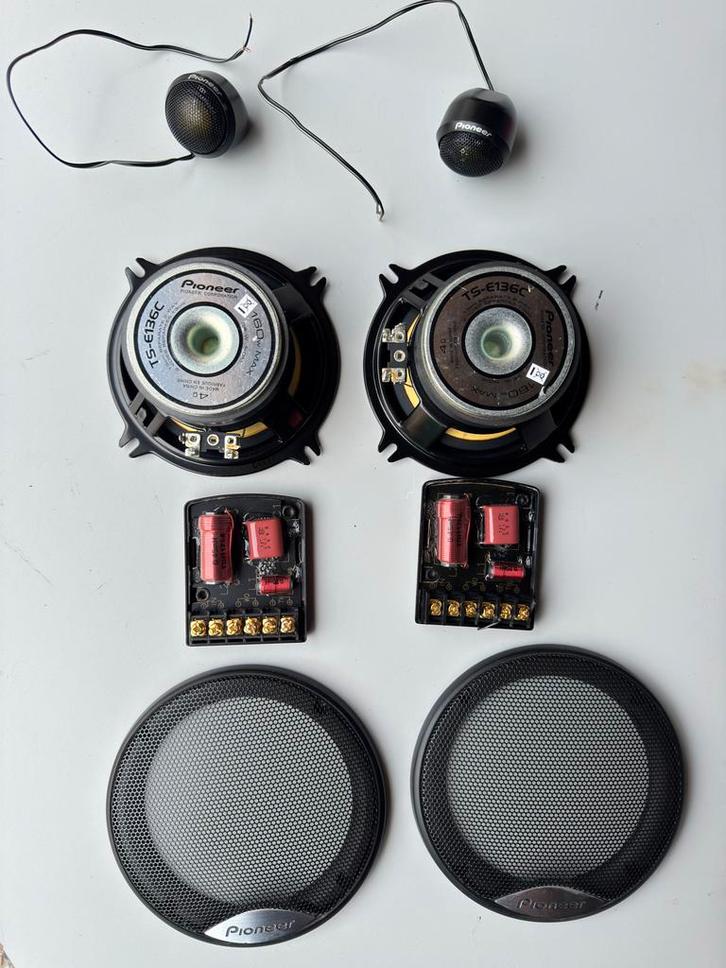 Pioneer TS-E136C Autospeakerset, Auto diversen, Autospeakers, Zo goed als nieuw, Ophalen of Verzenden