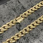 14k gouden ketting cuban schakel dik model italy, Sieraden, Tassen en Uiterlijk, Kettingen, Ophalen of Verzenden, Zo goed als nieuw