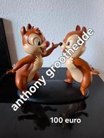 Disney beeld knabbel en babbel chip and dale, Verzamelen, Disney, Ophalen, Mickey Mouse, Gebruikt, Beeldje of Figuurtje