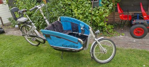 Gazelle Cabby, Fietsen en Brommers, Fietsen | Bakfietsen, Gebruikt, Gazelle, 3 kinderen, Opvouwbaar, Ophalen