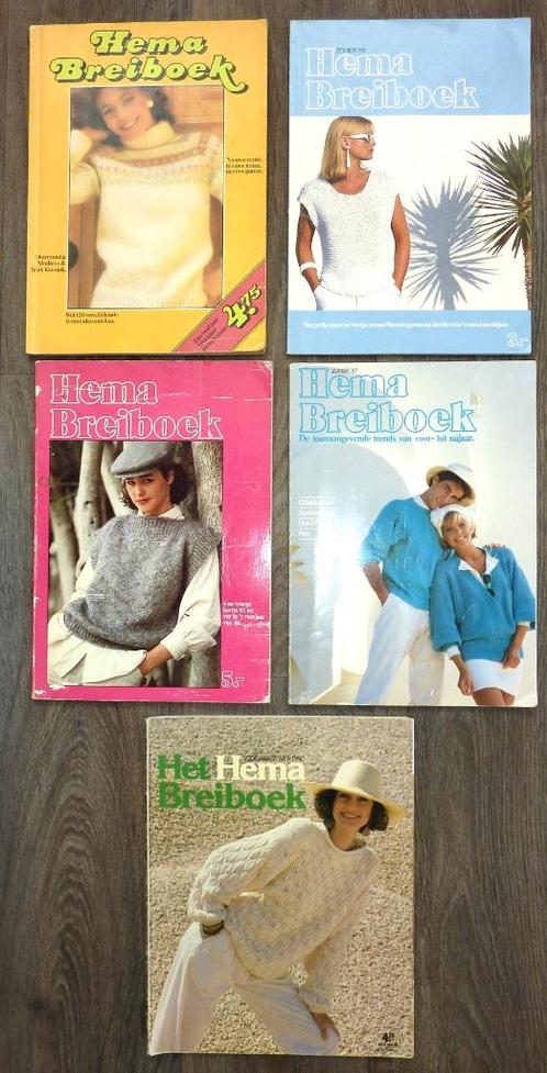 5x HEMA breiboeken, Hobby en Vrije tijd, Breien en Haken, Zo goed als nieuw, Breien of Haken, Patroon of Boek, Ophalen