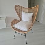 Hk Living egg chair. Bieden vanaf €200,-, Huis en Inrichting, Fauteuils, Ophalen of Verzenden, Nieuw, Riet of Rotan