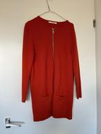 Sibin Linnebjerg vest oranjerood wol mix, Kleding | Dames, Truien en Vesten, Verzenden, Zo goed als nieuw