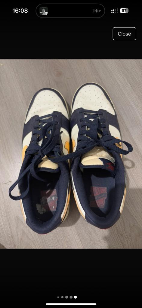 Nike Dunk Low Retro, Kleding | Heren, Schoenen, Zo goed als nieuw, Blauw, Ophalen of Verzenden