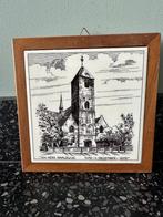 Fraai tegeltje van NAALDWIJK N.H. kerk. 1472 - 1972, Antiek en Kunst, Ophalen of Verzenden