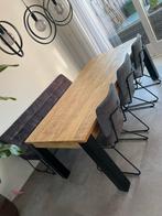 Complete Eethoek in top staat, Ophalen, Zo goed als nieuw, 4 tot 6 stoelen