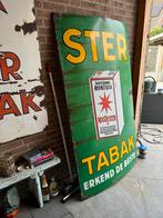 Oude Ster Tabak Reclamebord emaille, Ophalen, Reclamebord, Gebruikt, .
