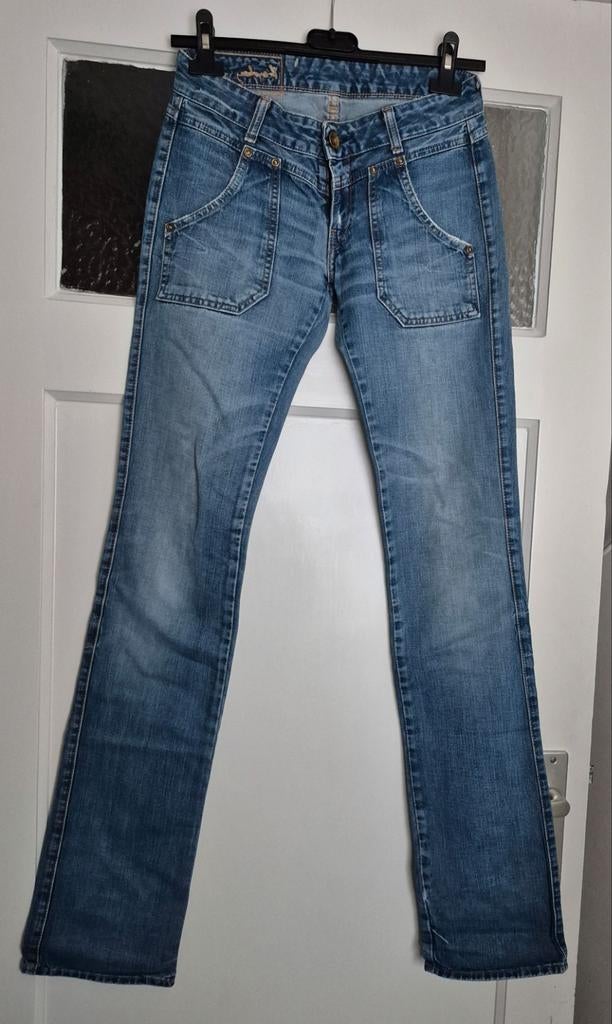 Replay dames jeans maat 25 / Lengte 34, Ophalen of Verzenden, Zo goed als nieuw, Blauw, W27 (confectie 34) of kleiner