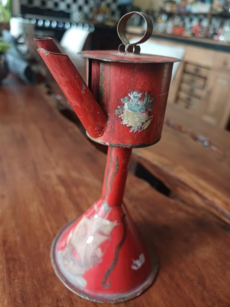 Oude olielamp / Snotneus, Ophalen of Verzenden