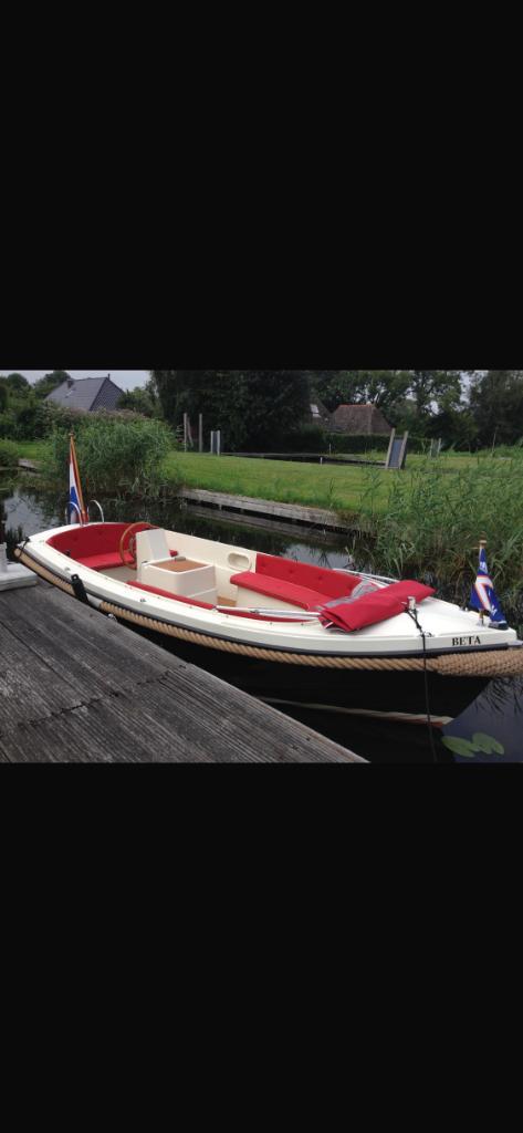Interboat 16 sloep Vetus motor teakpakket in nwst 1e eig., Watersport en Boten, Sloepen, Zo goed als nieuw, 10 tot 30 pk, 3 tot 6 meter