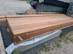 28 stuks hardhout vlonderplanken 335 cm glad bezorgen mogeli, Tuin en Terras, Terrasdelen en Vlonders, Ophalen, Nieuw, A, Hout