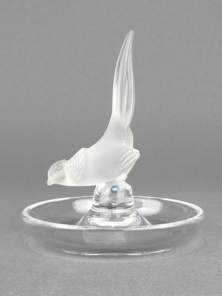 Exquise Lalique " CHARLES" Kristallen Fazant, Antiek en Kunst, Antiek | Glas en Kristal, Ophalen of Verzenden