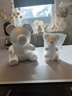 Partij piepschuim beren met roosjes om te maken, Hobby en Vrije tijd, Ophalen of Verzenden, Nieuw