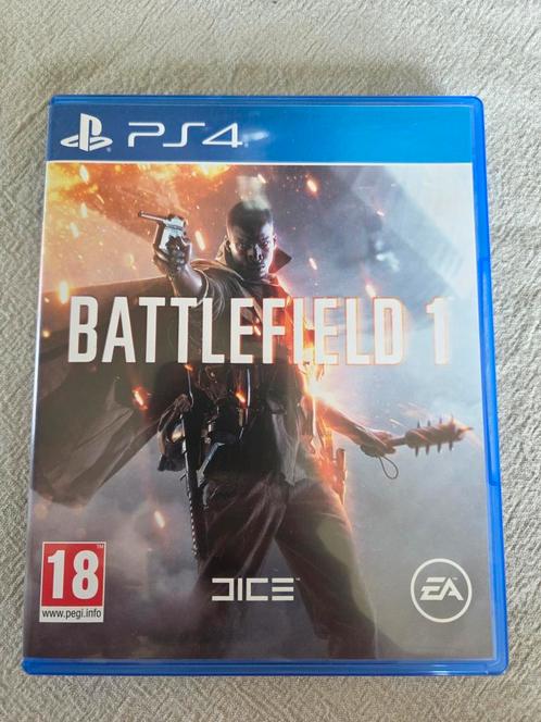 Battlefield 1 - PS4, Spelcomputers en Games, Games | Sony PlayStation 4, Gebruikt, Shooter, 3 spelers of meer, Vanaf 18 jaar, Online