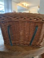 Rieten fietsmand, Ophalen, Gebruikt, Fietsmand