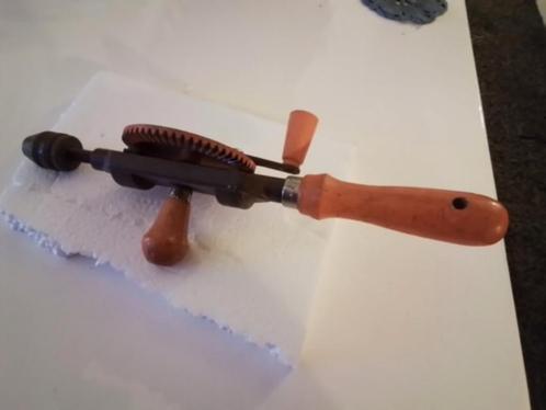 Vintage Handboor - Decoratie & Restauratie, Antiek en Kunst, Antiek | Gereedschap en Instrumenten, Ophalen of Verzenden