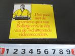 sticker strip anton geesink bolletje quiz win videorecorder, Verzamelen, Ophalen, Zo goed als nieuw, Bedrijf of Vereniging