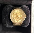 Michael Kors Horloge, Ophalen of Verzenden, Zo goed als nieuw, Goud, Staal