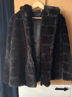 Faux fur coat, Verzenden, Only fashion, Zwart, Maat 46/48 (XL) of groter