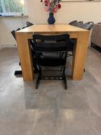 Goossens eikenhouten eettafel, Huis en Inrichting, Ophalen, Gebruikt, Eikenhout, 200 cm of meer