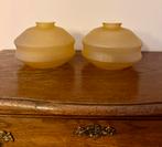 Vintage glazen lampenkappen, Ophalen