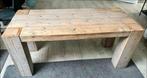 Robuuste steigerhout eettafel, Huis en Inrichting, Tafels | Eettafels, Ophalen, Overige materialen, 50 tot 100 cm, Zo goed als nieuw