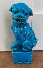 Foo dog blauw keramiek, Verzenden, Zo goed als nieuw, Dier