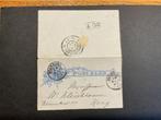 Postblad 1897 Voorburg stempel, Postzegels en Munten, Brieven en Enveloppen | Nederland, Verzenden, Brief
