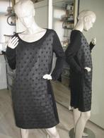 CORA KEMPERMAN mooie zwarte jurk maat XL goede staat, Kleding | Dames, Zwart, Maat 42/44 (L), Ophalen of Verzenden, Onder de knie