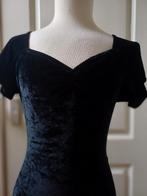 Zwart Velours Mini Jurkje S 34 36 i.z.g.s. ( Jool ), Verzenden, Zwart, Zo goed als nieuw, Maat 34 (XS) of kleiner