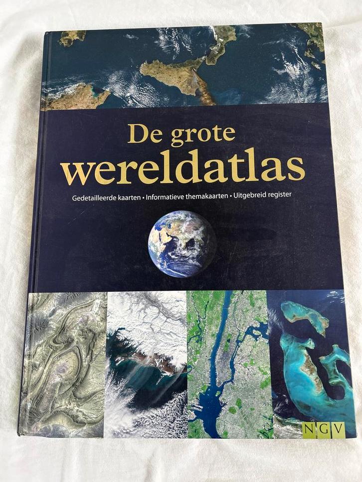 De Grote Wereldatlas - NGV, Boeken, Atlassen en Landkaarten, Zo goed als nieuw, Overige atlassen, Wereld, 2000 tot heden, Ophalen of Verzenden