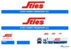 Vrachtauto decal 1:50 Sties Termo transport (trailer) type 1, Verzenden, Nieuw, Bus of Vrachtwagen, Overige merken