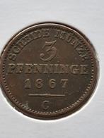 3 pfennig Pruisen 1867c, Ophalen of Verzenden