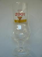 Heineken bierglas 2001 op voet, Verzamelen, Biermerken, Ophalen of Verzenden, Nieuw, Glas of Glazen, Heineken